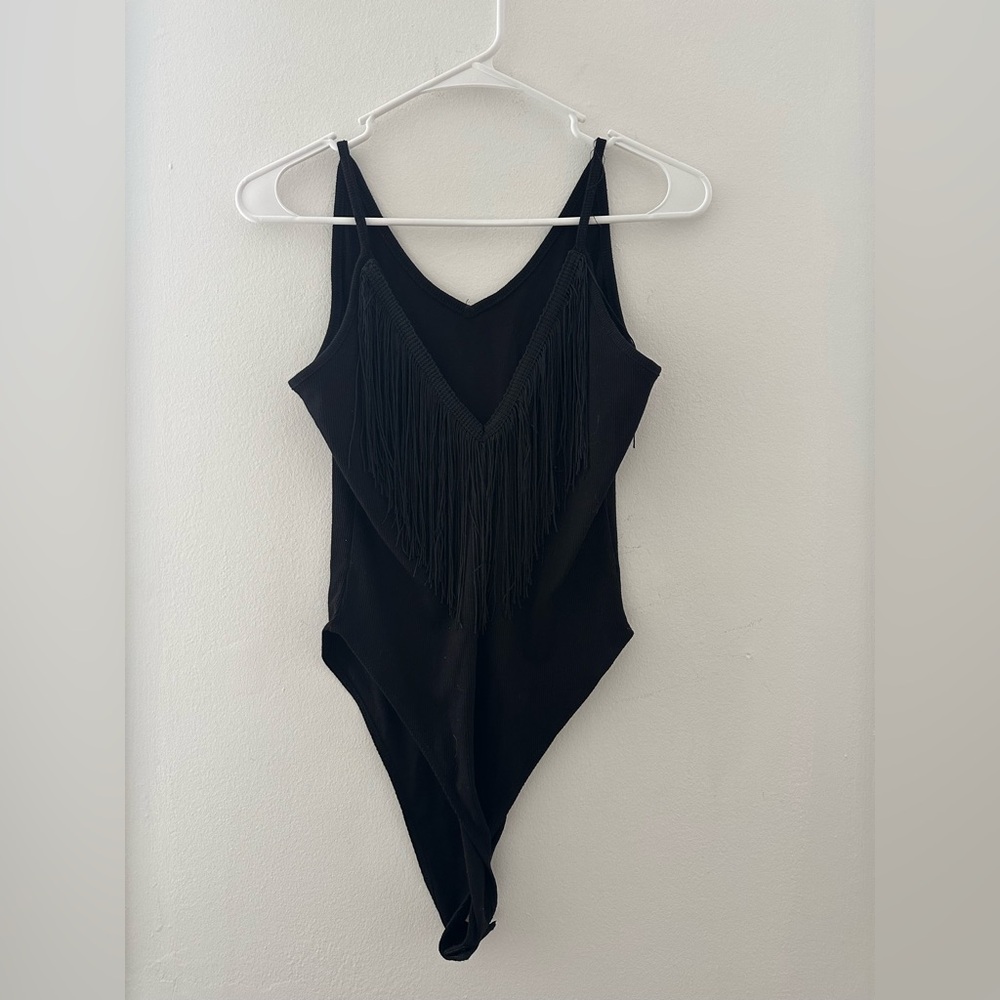 SHEIN one piece ruffles bodysuit